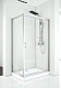 Aquanet  Душевой уголок Alfa 160x90 NAA1131 профиль хром стекло прозрачное – картинка-8