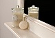Акватон Зеркало для ванной "Жерона 105" белое золото – картинка-6