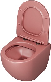 Grossman Унитаз подвесной Color GR-4455PIMS розовый матовый – фотография-3