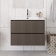 BelBagno Тумба под раковину Uno 80 подвесная Бежевый матовый – картинка-27