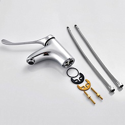 Frap Смеситель для раковины H54 F1054 хром – фотография-2