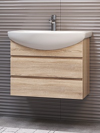 Vigo Тумба под раковину Wing 700-0-2 подвесная дуб сонома – фотография-3
