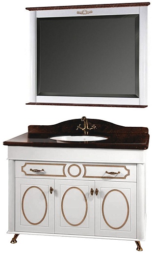 Водолей Мебель для ванной "Изабель 120" F-1 коричневая – фото-1