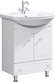 Aqwella Мебель для ванной Франческа 65, зеркало-шкаф – фотография-4