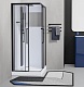 Esbano Душевая кабина ESM-100CKR 100x100 профиль чёрный – фотография-7