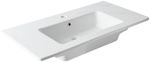 Allen Brau Мебельная раковина Fantasy 92 4.11013.20 белый глянец – картинка-3