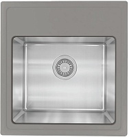 Florentina Мойка кухонная Комби 480 серый шелк