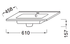 Jacob Delafon Тумба с раковиной "Ola 60" серый антрацит – фотография-4