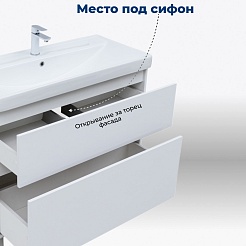 Aquanet Мебель для ванной Вега 60 Ирис белая – фотография-21