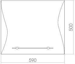 Mixline Зеркало Комфорт Локон 59 – фотография-2