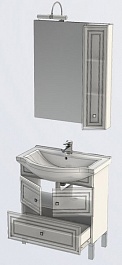 Aquanet Мебель для ванной "Стайл 75" с дверцами (181582) – фотография-3