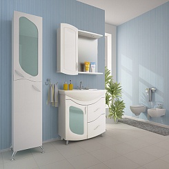 Mixline Мебель для ванной Ассоль 75 L – фотография-3
