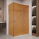 Vincea Душевой уголок Stella 120x90 VSR-1ST9012GS профиль хром стекло янтарь – фотография-6