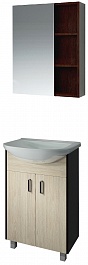 Какса-а Мебель для ванной Карлос 65 дуб сантана/венге – фотография-1
