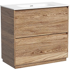 Sancos Мебель для ванной Libra Floor 90 дуб чарльстон – фотография-5