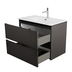 BelBagno Тумба под раковину Uno mini 90 подвесная Темно-Серый матовый – фотография-7