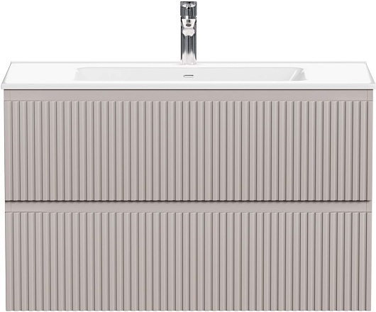 Aquanet Мебель для ванной Джейн 2.0 80 Flat подвесная мокко матовый – картинка-11