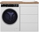 Brevita Мебель для ванной Grafit 120 под стиральную машину белая/махагон – картинка-29