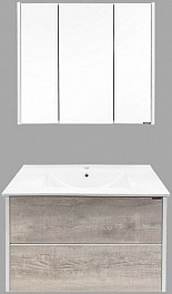 Comforty Мебель для ванной Женева 90 подвесная дуб белый – фотография-2