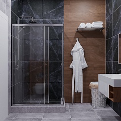 Triton Душевой уголок Вента Хром 100/80 Щ0000057860 – фотография-3