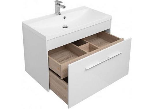 Aquanet Тумба с раковиной Августа 90 белый – картинка-5