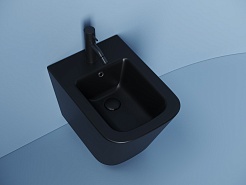 Ceramicanova Подвесное биде Union CN4010MB чёрный матовый – фотография-3