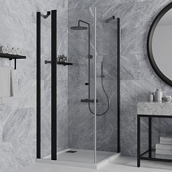 Paini Душевой уголок Cox 90х90 78YO9090 черный (YO) – фотография-2