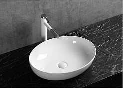 Ceruttispa Раковина накладная 51.5 CR0019 белая – фотография-2