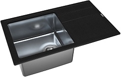 Florentina Мойка кухонная Комби 780 антрацит – фотография-2