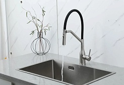 Frap Смеситель для кухни G4098-15 сатин – фотография-2