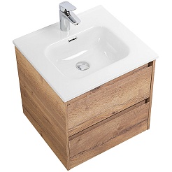 BelBagno Тумба под раковину Kraft 50 подвесная Rovere tabacco – фотография-3