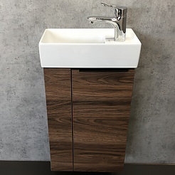 Comforty Мебель для ванной Асти 40 дуб темно-коричневый – фотография-4