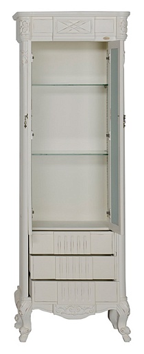 Demax Пенал для ванной "Луизиана" blanco antic – фотография-4