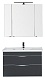Aquanet Зеркальный шкаф "Эвора 100" серый антрацит – картинка-15