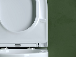 Ceramicanova Подвесной унитаз Ulma Торнадо CN4006T безободковый белый – фотография-4