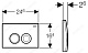 Geberit Кнопка смыва Delta 21 115.125.11.1 – фотография-4