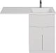 Dreja Мебель для ванной Vega 120 R под стиральную машину белая – фотография-34