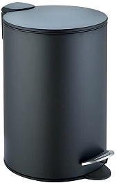 WeltWasser Ведро для мусора WW Betta BL 12L черное матовое – фотография-1