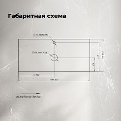 Aquanet Столешница Nova Lite 2.0 100 графит – фотография-4