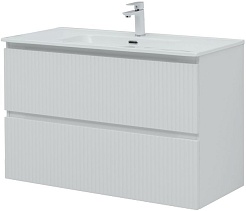 Aquanet Мебель для ванной Джейн 2.0 120 Flat подвесная белый сатин – фотография-10