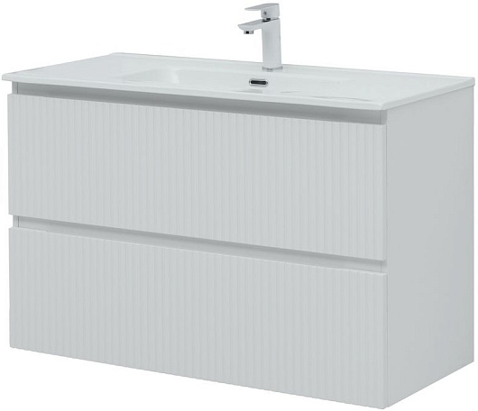 Aquanet Мебель для ванной Джейн 2.0 120 Flat подвесная белый сатин – фотография-10