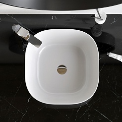 Am.Pm Мебельная накладная раковина Func 43 белая глянцевая – фотография-7