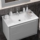 Opadiris Мебель для ванной Луиджи 90 подвесная серая матовая – фотография-20