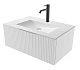 Зов Мебель для ванной Кито Флавио 60 подвесная белая – картинка-15