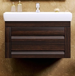 Opadiris Тумба под раковину подвесная Лаварро 70 венге – фотография-1