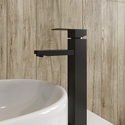 Teymi Смеситель для раковины чаши Helmi Pro T10212 черный матовый – фотография-11