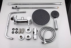 Frap Душевая стойка F2416 хром – фотография-2