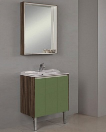 Акватон Мебель для ванной "Фабиа 65" фисташковая/дуб инканто – фотография-1