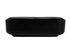 Aquatek Накладная раковина Вега 50 AQ5506-MB матовая черная – фотография-4