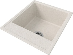 Teymi Мойка кухонная Helmi Smart 42 кварцевая белая матовая – фотография-3